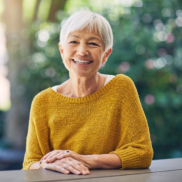 smiling senior woman